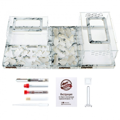 Стартовый комплект Муравьиная ферма ‘’XXXL+X+ARENA‘’marble