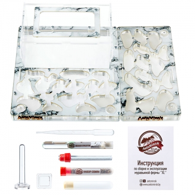 Стартовый комплект Муравьиная ферма ‘’XXXL+X‘’marble